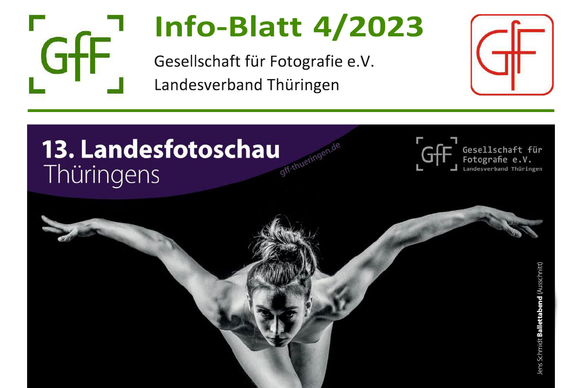 Info-Blatt 4.2023 der GfF Thüringen (Titelbild)