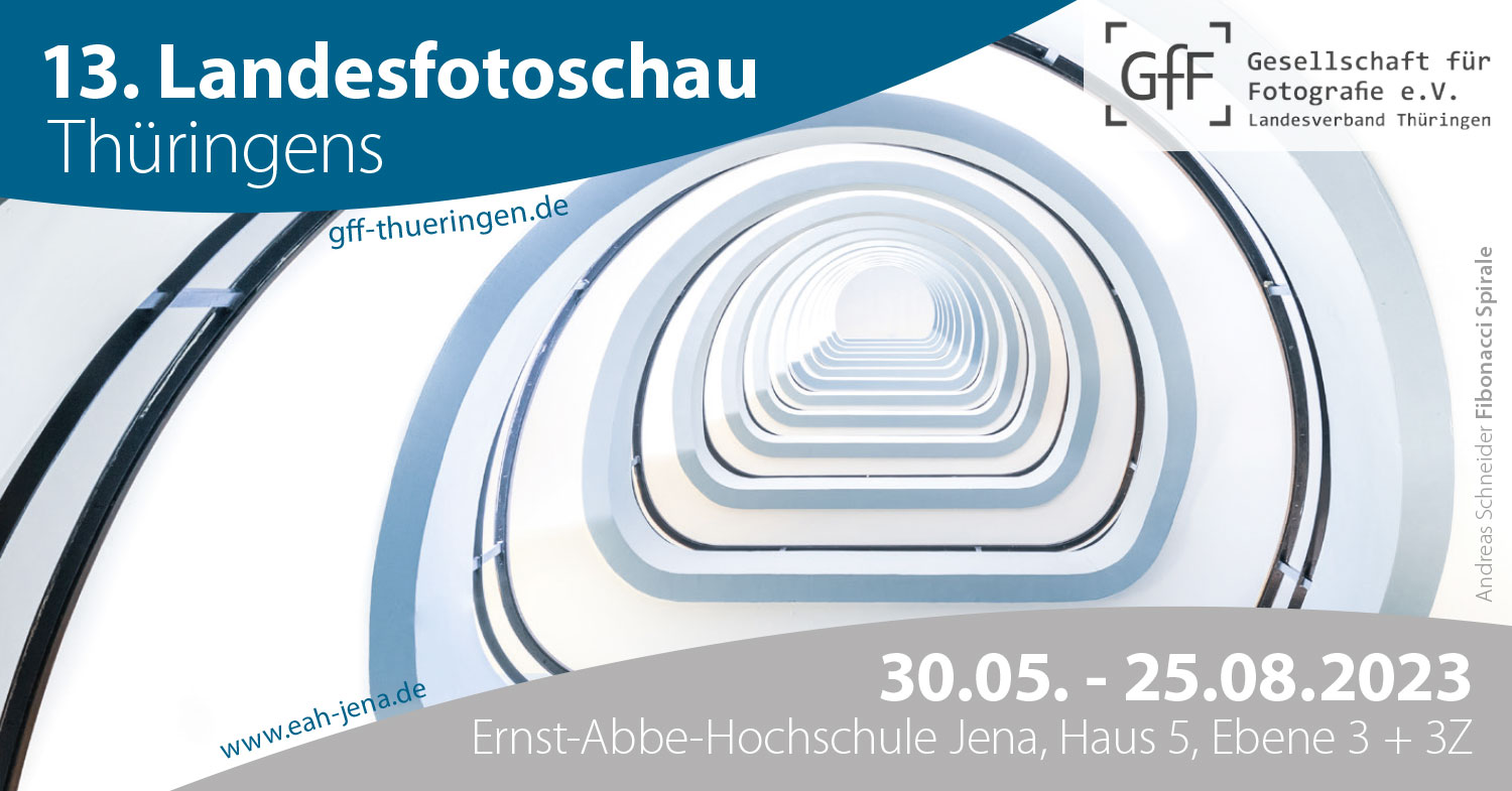 13. Landesfotoschau Thüringens 2023: Ernst-Abbe-Hochschule Jena (Foto: Andreas Schneider, Gestaltung: Designakut)