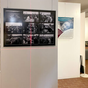 <b>25.02.2023</b> 13. Landesfotoschau Thüringens: Ausstellungsaufbau