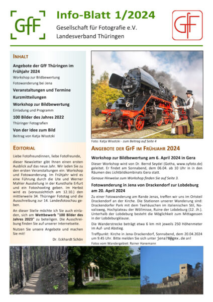 Info-Blatt 1.2024 der GfF Thüringen