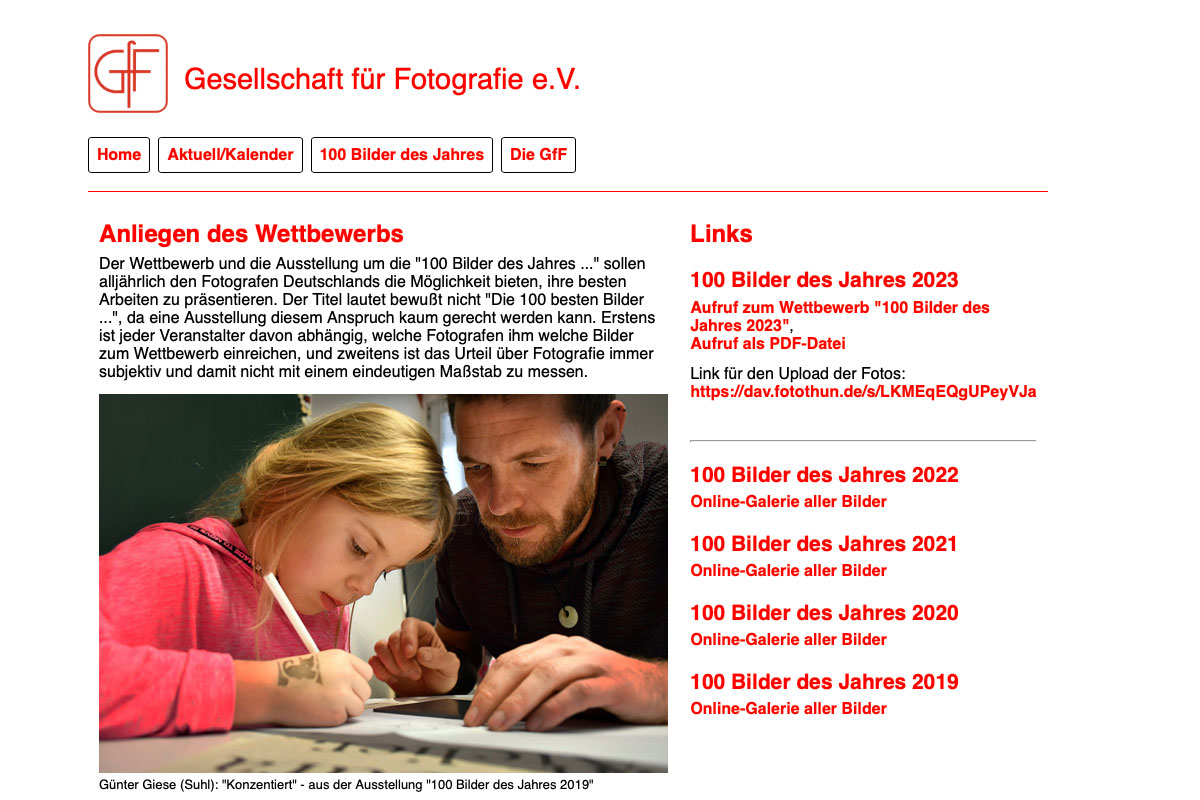GfF-Fotowettbewerb "100 Bilder des Jahres 2023" (Quelle: www.gff-foto.de)