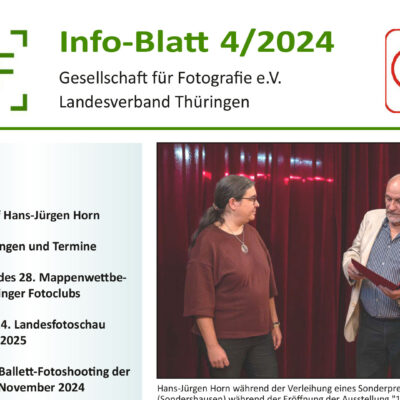 Info-Blatt 4.2024 der GfF Thüringen (Titelbild)