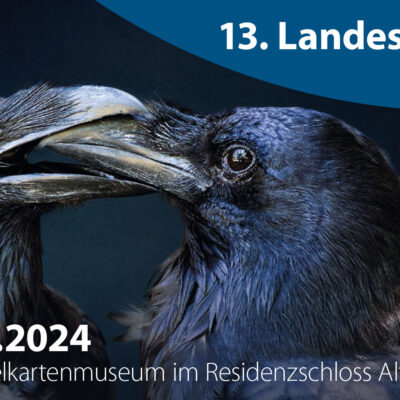 Einladungskarte (vorn): 13. Landesfotoschau Thüringens 2024 im Schloss- und Spielkartenmuseum Altenburg (Foto: Simone Hopf, Gestaltung: Designakut)