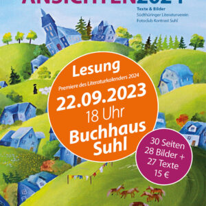 <b>22.09.2023</b> Premiere Literaturkalender 2024