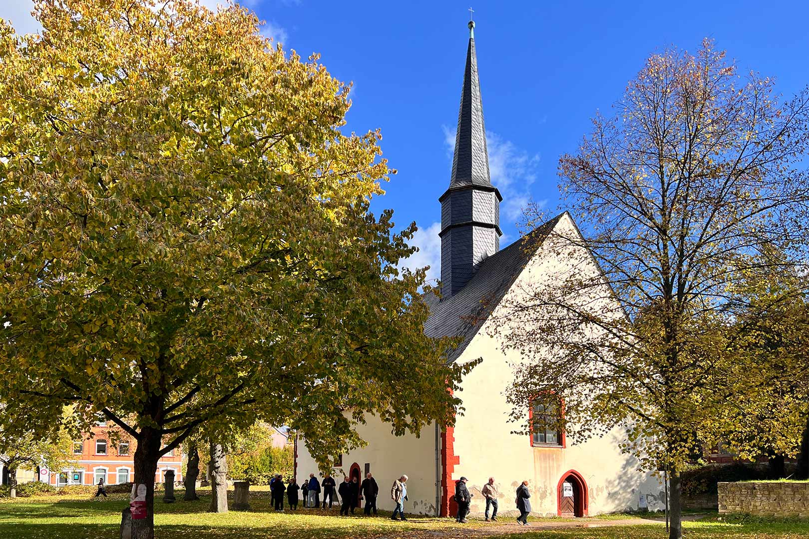 2025-10-18-poessneck-thueringer-fototag-gottesackerkirche-IMG_3502mh 35. Thüringer Fototag Pößneck 18.10.2025: Gottesackerkirche (Foto: Manuela Hanebach)