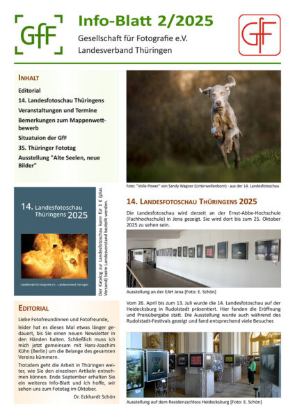 Info-Blatt 2.2025 der GfF Thüringen