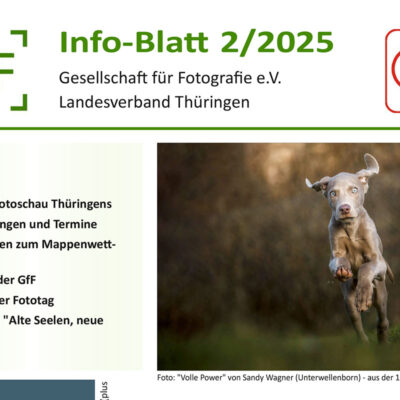 Info-Blatt 2.2025 der GfF Thüringen (Titel)