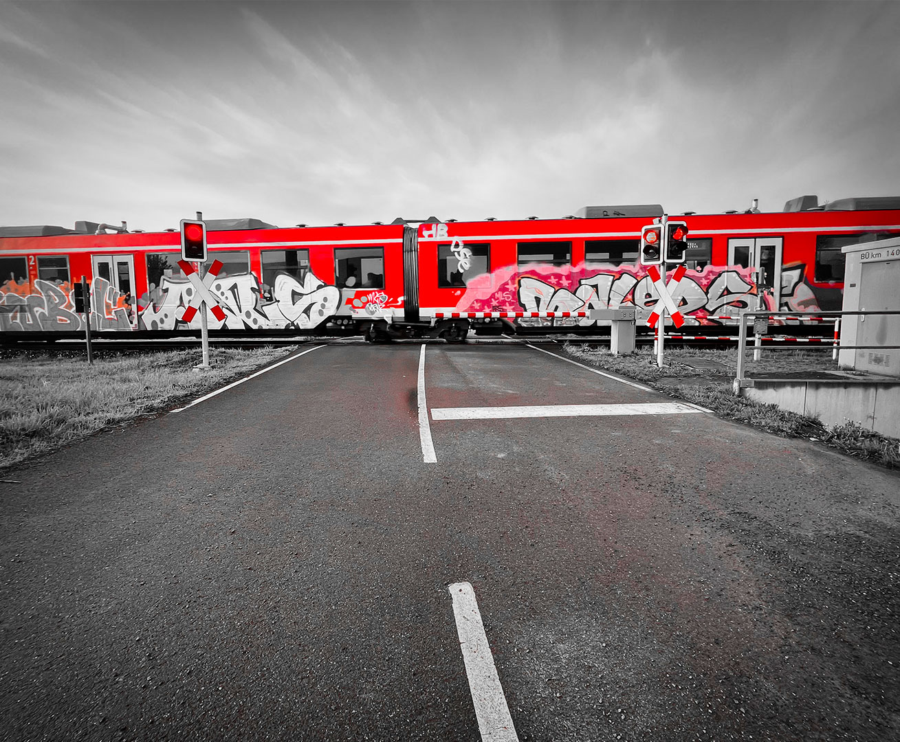 Serie: Bahnübergang 3 (Foto: Manuela Hahnebach)