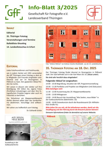 Infoblatt 3.2025 der GfF Thüringen