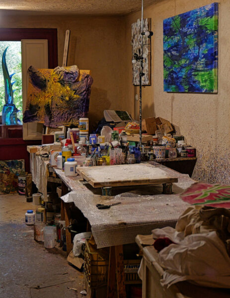 Im Atelier (Foto: Roland Kastner)
