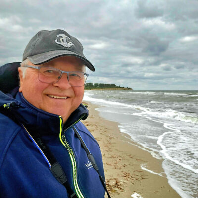 Dietmar Schmidt an der Ostsee