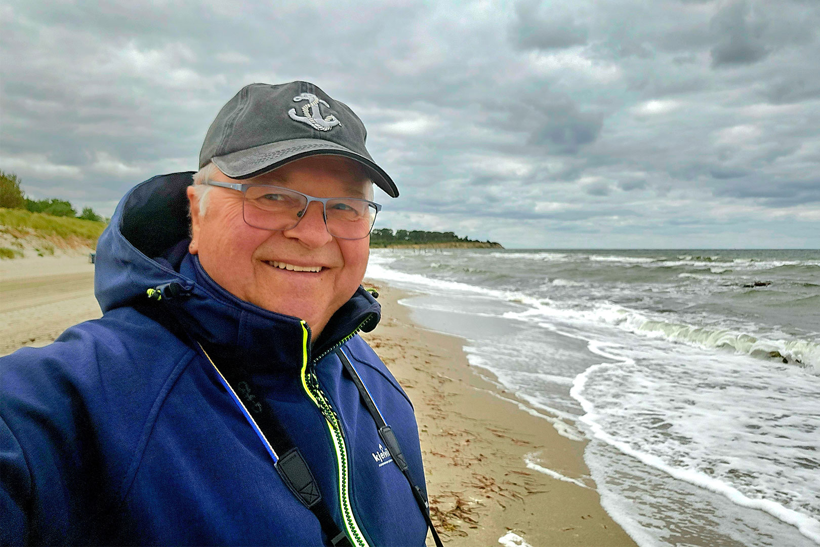 Dietmar Schmidt an der Ostsee