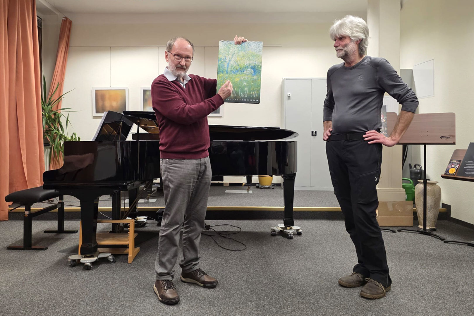 Musikschule Suhl, 24.02.2026: Eröffnung Fotoausstellung Fotoclub Kontrast Suhl: Thüringer Ansichten: Holger Uske + Andreas Kuhrt (Foto: Dietmar Schmidt)