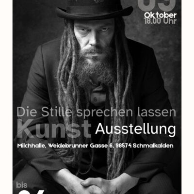 Fotoausstellung Julia Didelot: Die Stille sprechen lassen | 09.10.-24.12.2026 | Café Milchhalle Schmalkalden (Flyer)