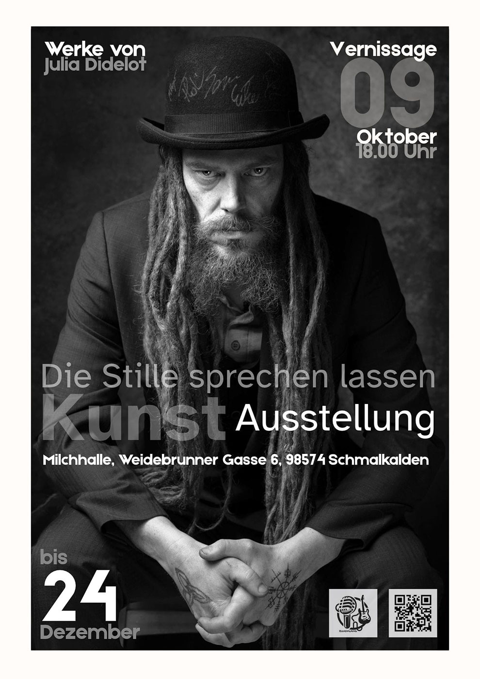 Fotoausstellung Julia Didelot: Die Stille sprechen lassen | 09.10.-24.12.2026 | Café Milchhalle Schmalkalden