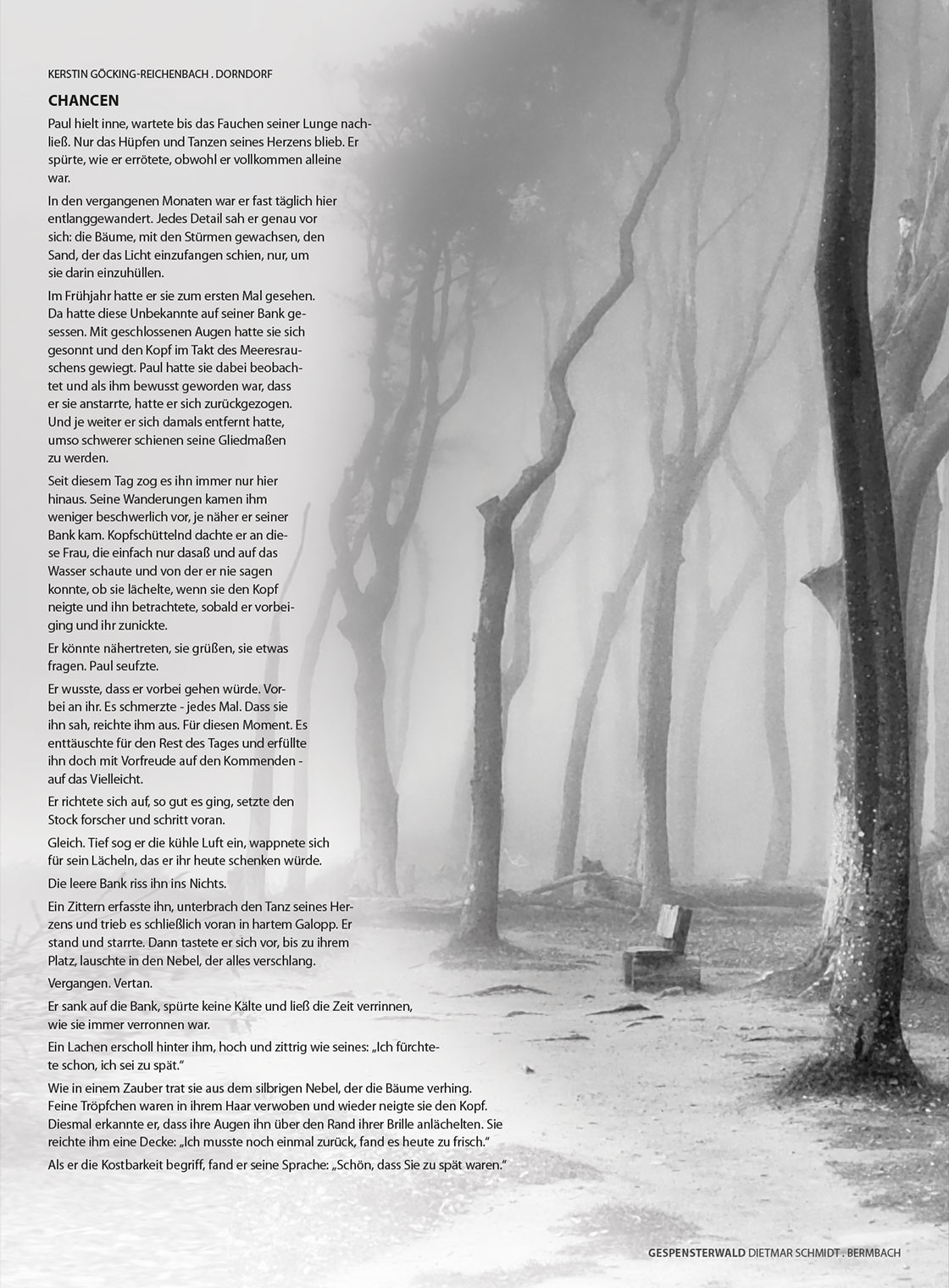 Dietmar Schmidt: Gespensterwald + Kerstin Göcking-Reichenbach: Chancen