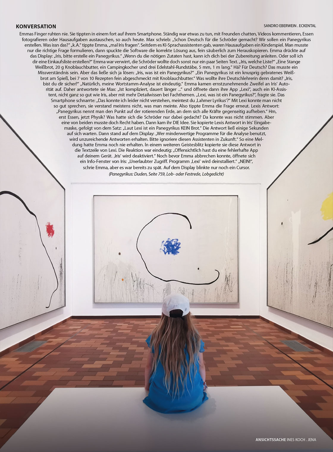 Ines Koch: Ansichtssache + Sandro Eberwein: Konversation