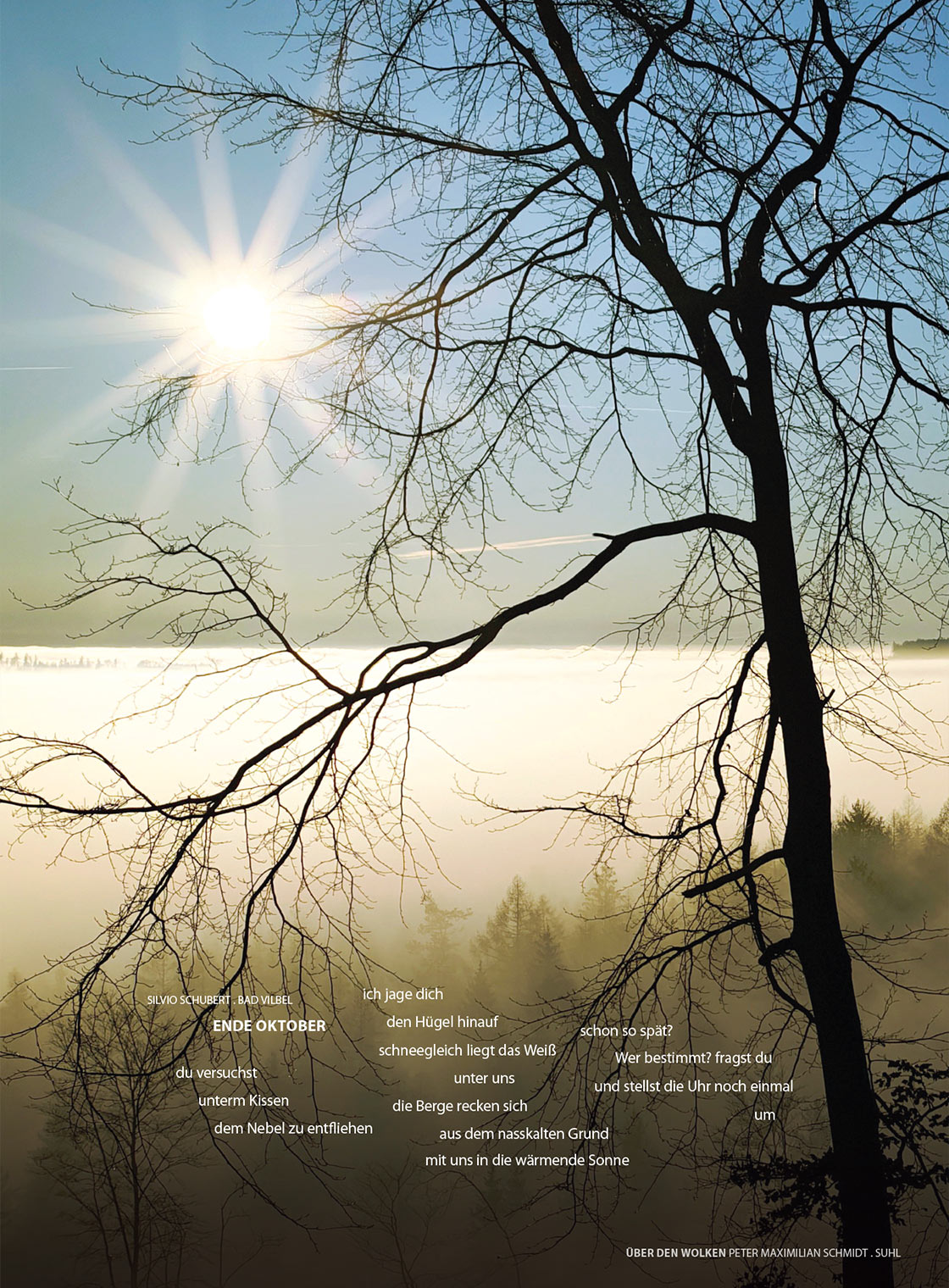 Peter Maximilian Schmidt: Über den Wolken + Silvio Schubert: Ende Oktober