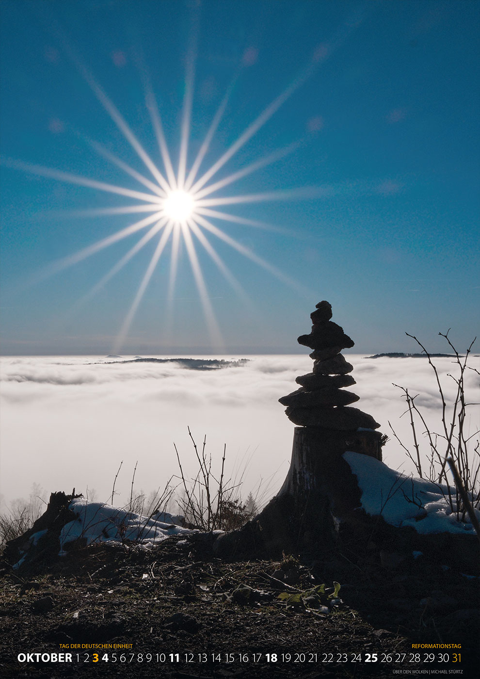 Fotoclub Kontrast Suhl Kalender 2026: Über den Wolken (Foto: Michael Stürtz)