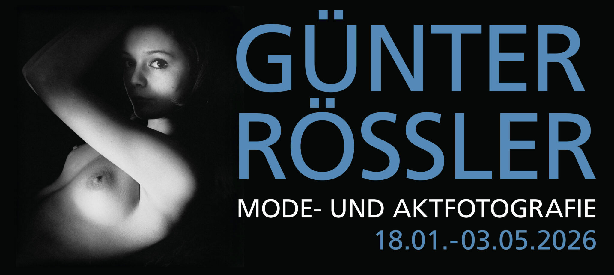Kunsthaus Apolda 18.01.-03.05.2026: Fotoausstellung Günter Rössler "Mode- und Aktfotografie"