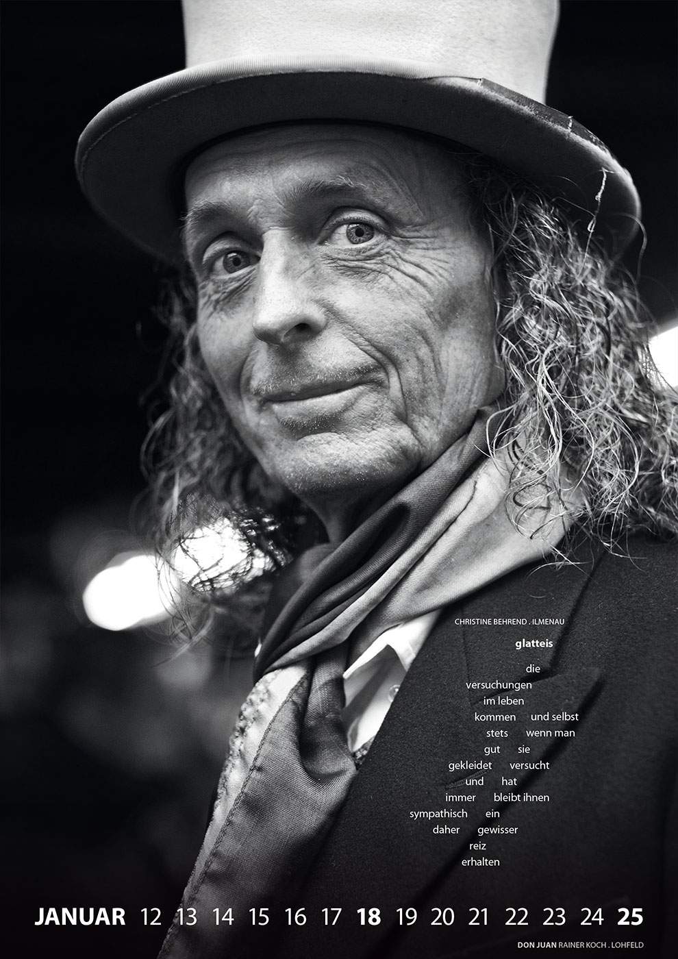 Literaturkalender Thüringer Ansichten 2026 (Foto: Rainer Koch, Gestaltung: Designakut 2025)