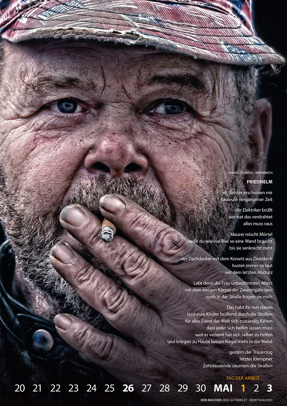 Literaturkalender Thüringer Ansichten 2026 (Foto: Jens Gutberlet, Gestaltung: Designakut 2025)