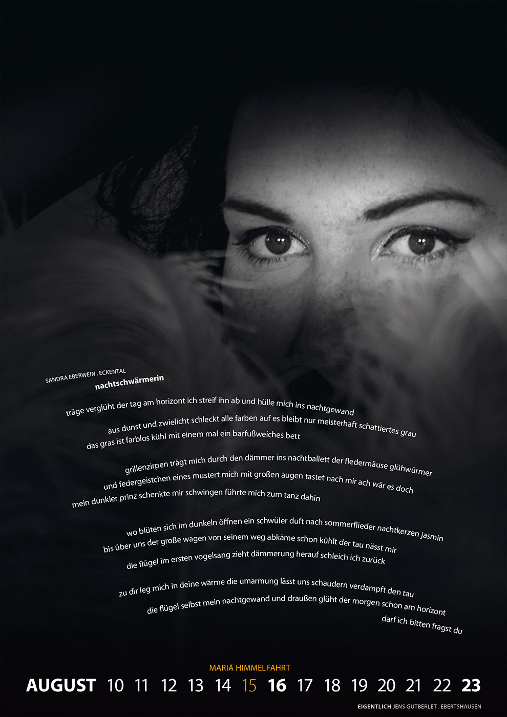 Literaturkalender Thüringer Ansichten 2026 (Foto: Jens Gutberlet, Gestaltung: Designakut 2025)