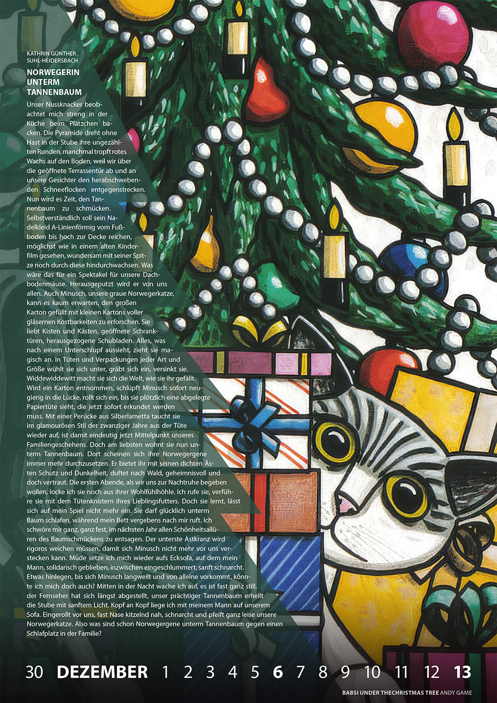 Literaturkalender Thüringer Ansichten 2026 (Bild: Andy Game, Gestaltung: Designakut 2025)