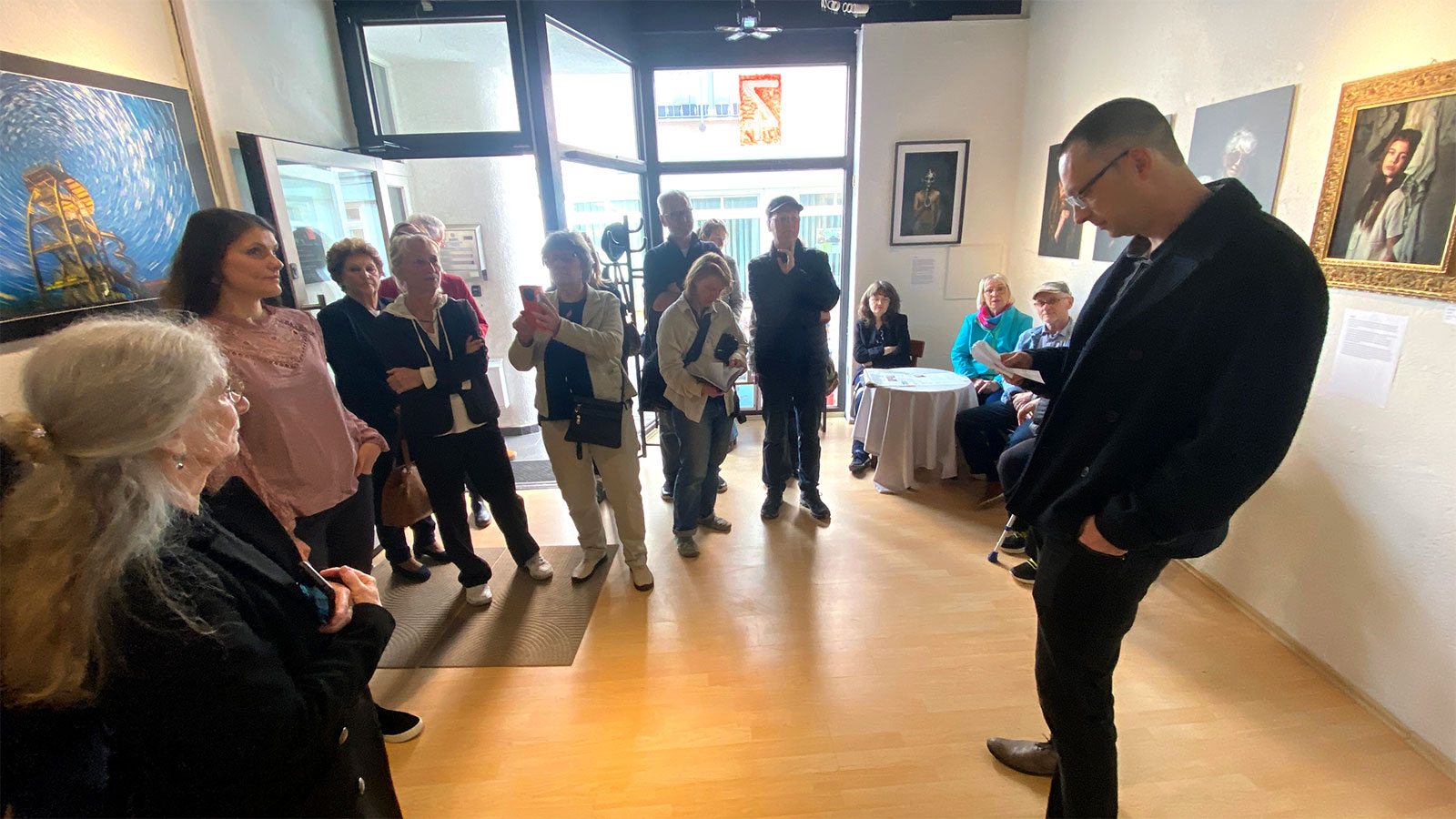 NEKST Galerie Z4 Meiningen: Fotoausstellung Sichtweisen: Eröffnung 26.04.2026: Christian Horn (Foto: Andreas Kuhrt)