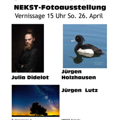 Fotoausstellung Sichtweisen in der Z4-NEKST-Galerie Meiningen (Eröffnung: 26.04.2026, 15 Uhr)