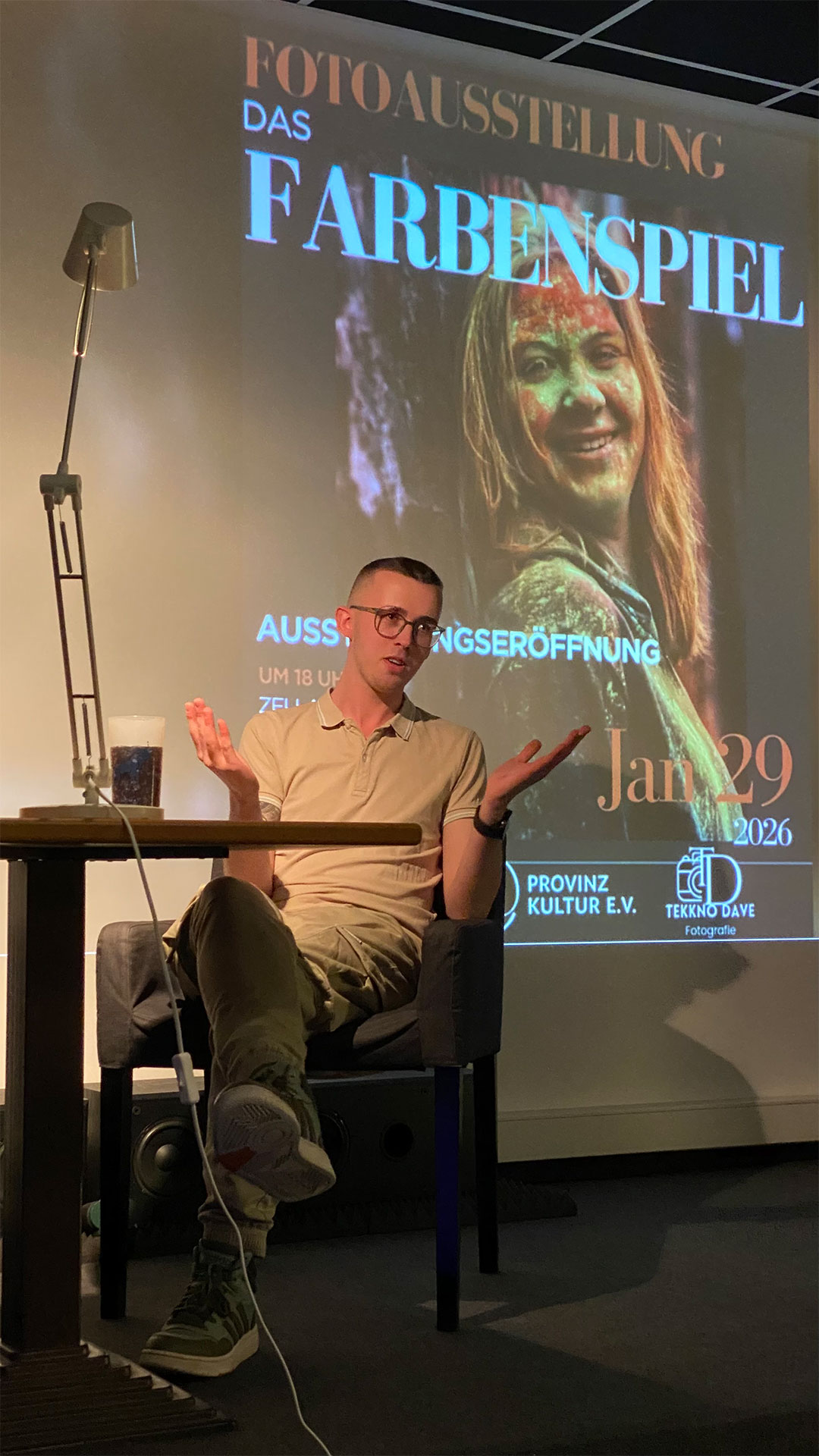 StuKi Zella-Mehlis 29.01.2026: Ausstellungseröffnung David Schütt "Das Farbenspiel" (Foto: Andreas Kuhrt)