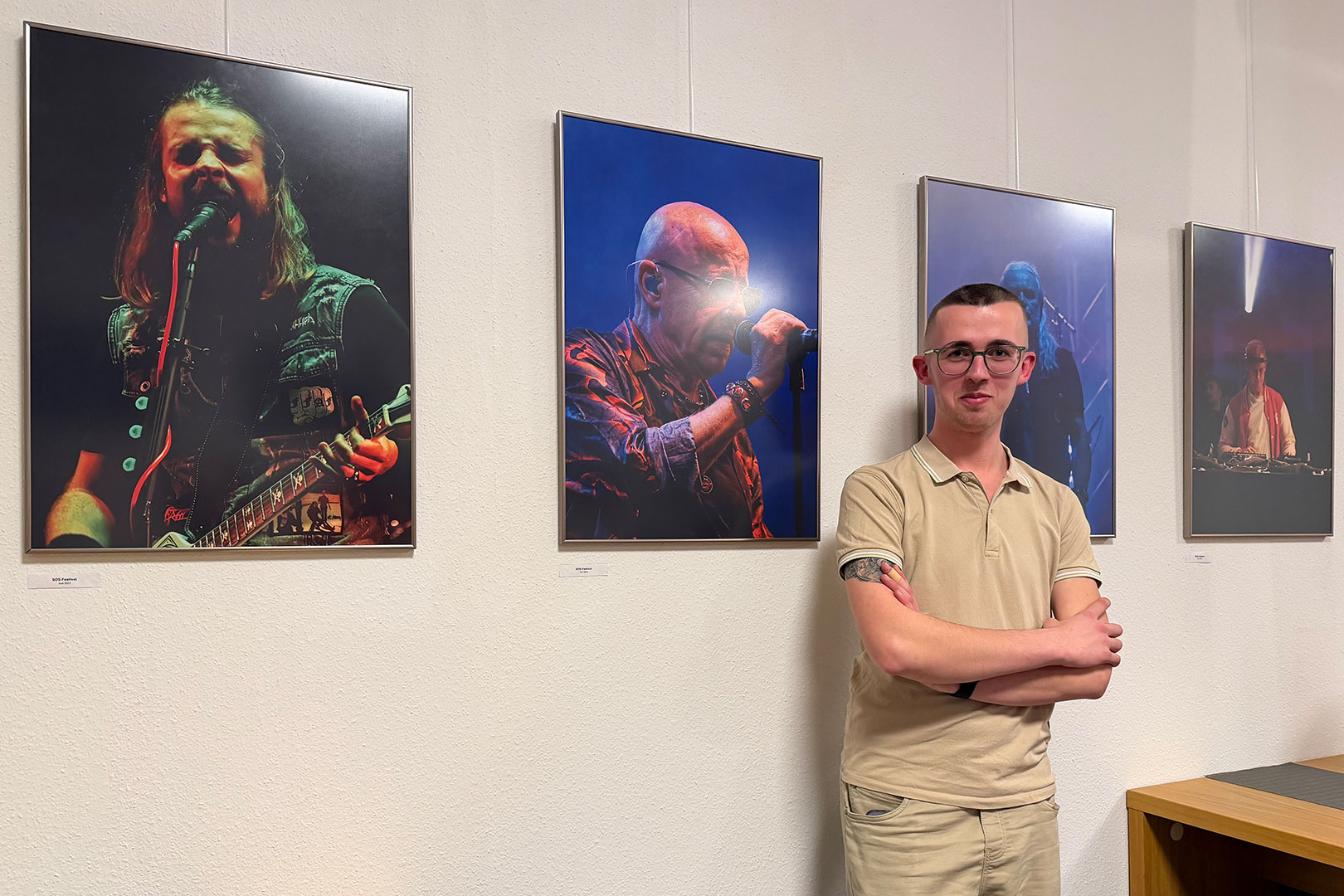 StuKi Zella-Mehlis 29.01.2026: Ausstellungseröffnung David Schütt "Das Farbenspiel" (Foto: Manuela Hahnebach)