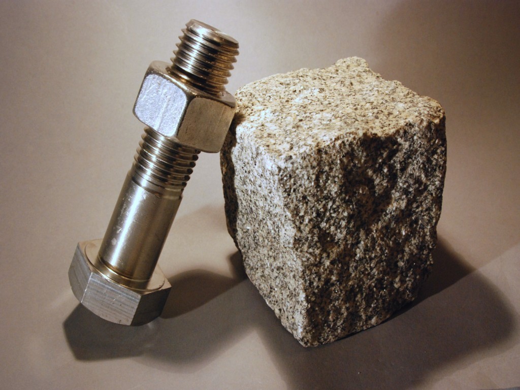 Stein-Schraube (Foto: Manfred Hiersemann)
