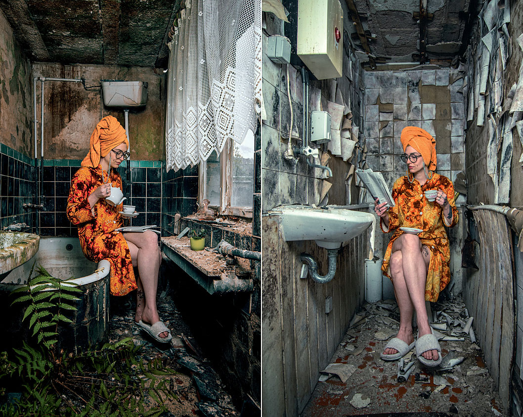 14. Thüringer Landesfotoschau 2025/26 Anerkennung: Serie: Abwarten und Tee trinken (Fotos: Julia Didelot)