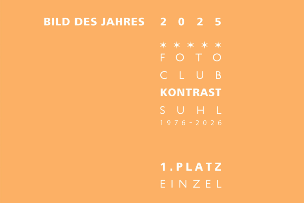 Fotoclub Kontrast Suhl: Urkunde Bild des Jahres 2025